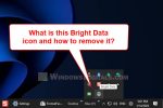 How to Remove Bright Data From The Taskbar