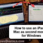 How to use MacBook or iPad as Second Monitor for Windows