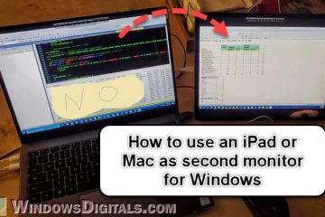 How to use MacBook or iPad as Second Monitor for Windows