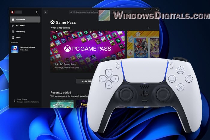 How to use PS5 DualSense Controller on Xbox Game Pass PC