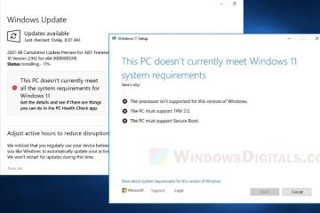 In-place Upgrade of Windows 11 on Unsupported Hardware
