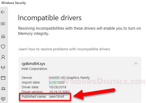 Incompatible drivers Windows 11