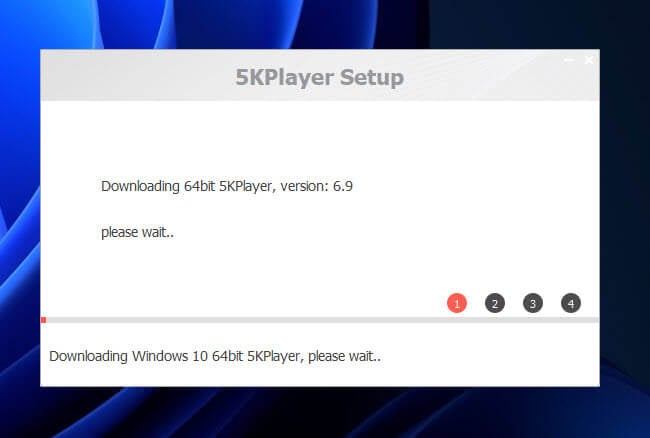 Install 5KPlayer on Windows 11