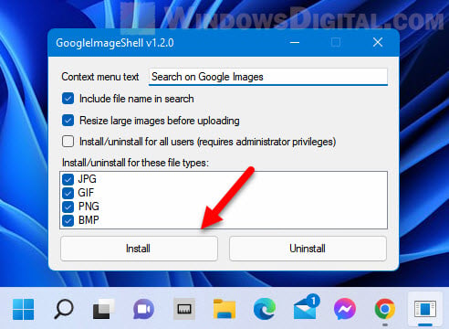 Install Google Image Shell Windows 11
