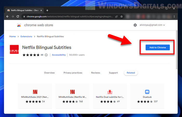 Install Netflix Bilingual Subtitles