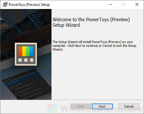 Install PowerToys Windows 10