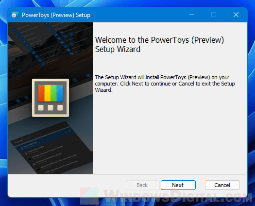 Install PowerToys Windows 11