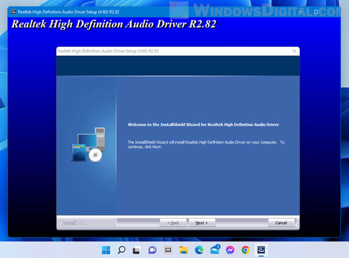Install Realtek HD Audio Driver Windows 11
