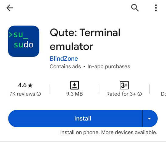 Install Terminal Emulator on Android
