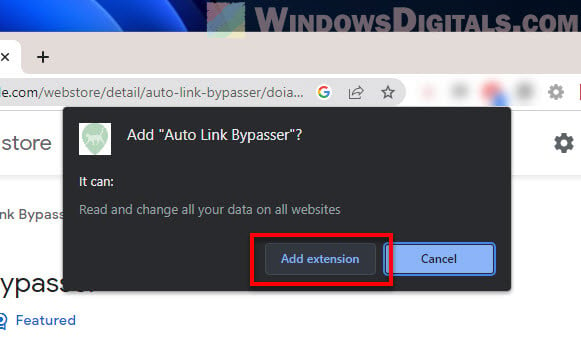 Install extension on Chrome