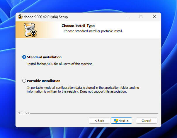 Install foobar2000 Windows 11