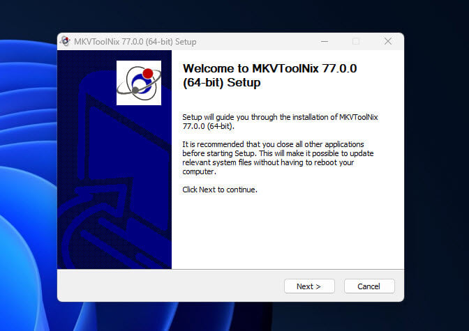 Installing MKVToolNix