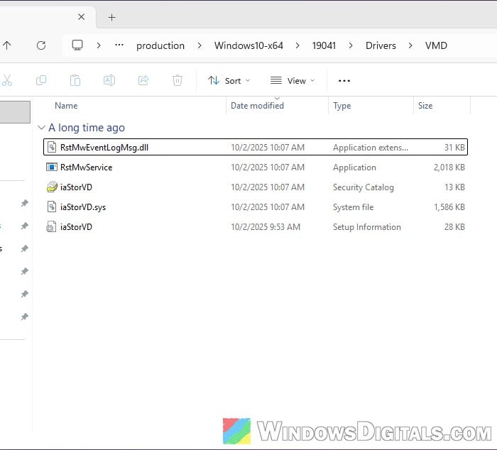 Intel RST Driver to Install Windows 11 When No Drives Show Up