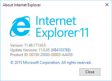 Internet Explorer 12 Download for Windows 10 about IE 11