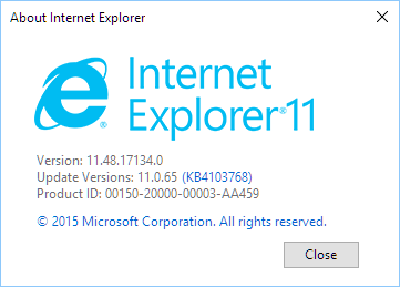 internet explorer 12 windows 10