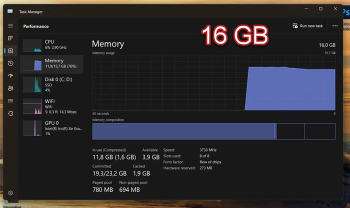 Is 16GB RAM for Windows 11 enough
