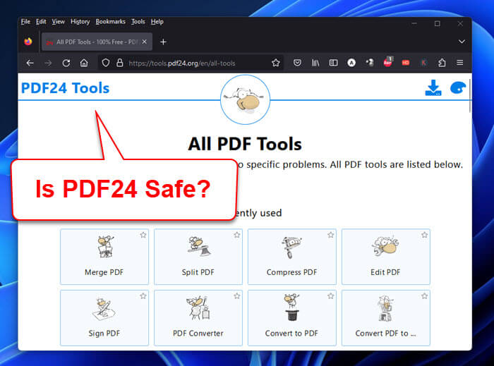 Is PDF24 Safe and Free to Use