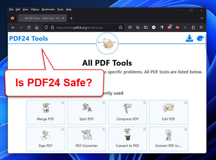 Is PDF24 Safe and Free to Use