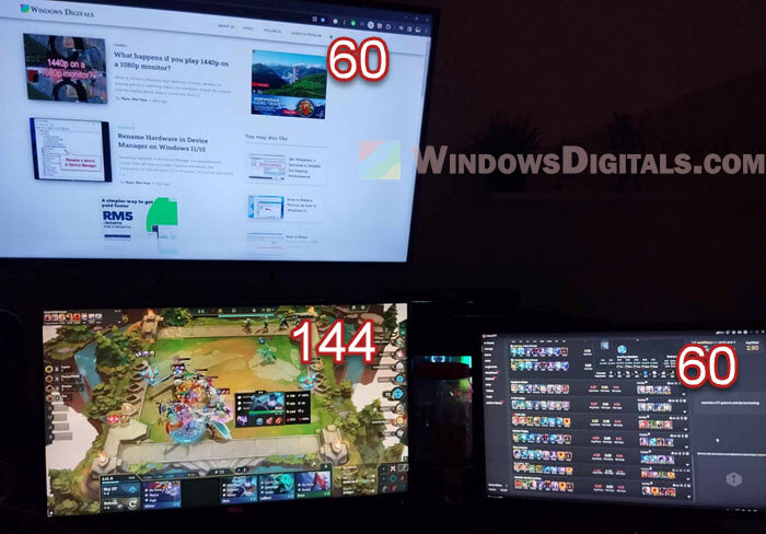 Is it bad to have monitors with different refresh rates