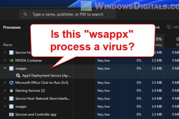 Is wsappx a Virus