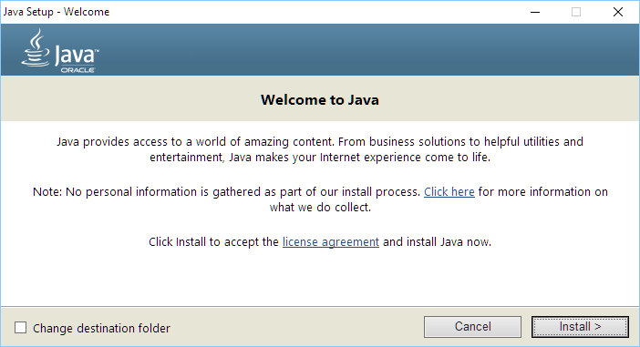 Java Free Download for Windows 10 64 bit Offline Installer