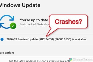 KB5124010 Update Crashing Games and Apps on Windows 11