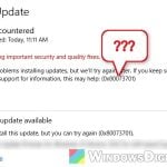 KB5126657 Failed to Install With Error 0x80073701 on Windows 10
