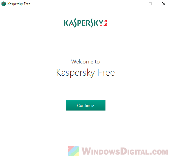 Reinstall Kaspersky Free Antivirus