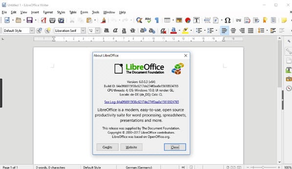 LibreOffice Windows 11