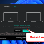 Logitech Flow not working Windows 11