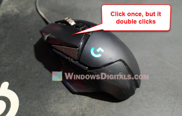 Logitech Mouse Double Clicking on Single Click