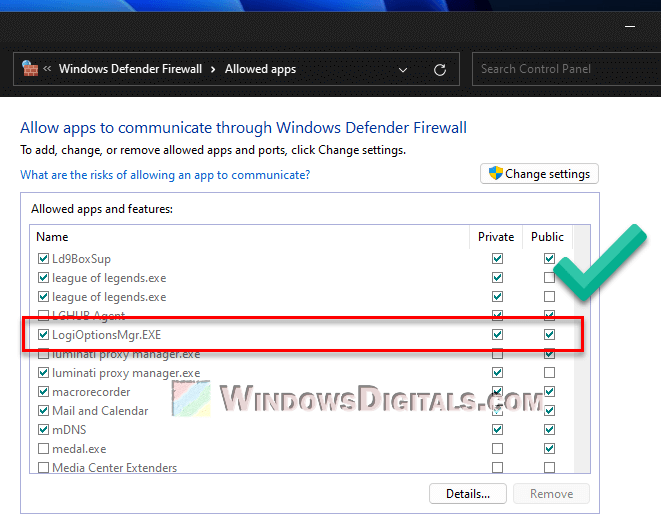Logitech Options Flow doesn't work in Windows 11