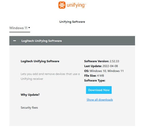 Logitech Unifying Software