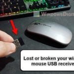 Logitech Wireless Mouse USB Receiver Lost or Broken