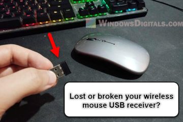 Logitech Wireless Mouse USB Receiver Lost or Broken