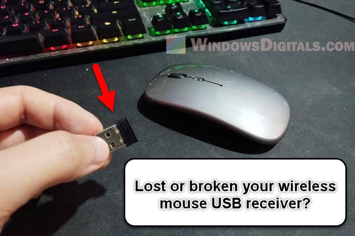 Logitech Wireless Mouse USB Receiver Lost or Broken