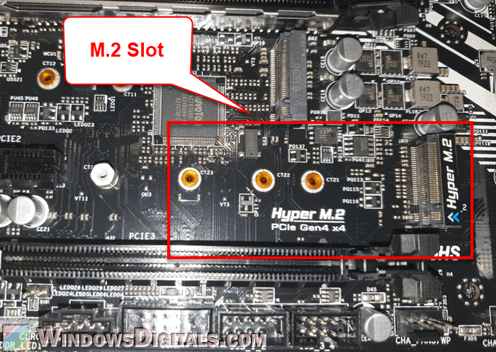 M.2 Slot on Motherboard