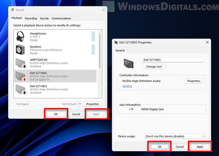 Make sure speakers changes are saved