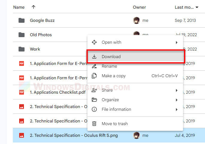 Manually attaching Google Docs to an Outlook email