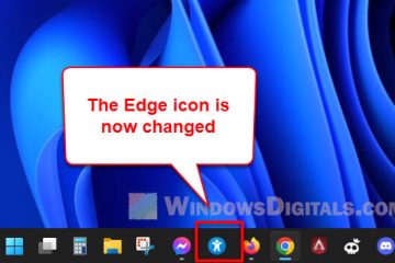 Microsoft Edge Icon on Taskbar