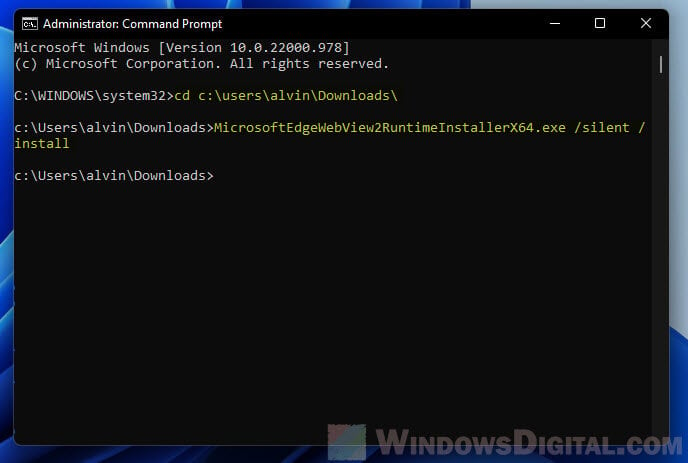 Microsoft Edge WebView2 Runtime Windows 11