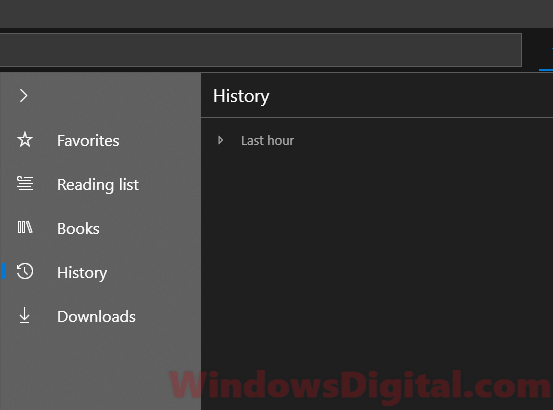 Edge recover deleted browsing history