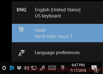 Microsoft Indic language input tool Download