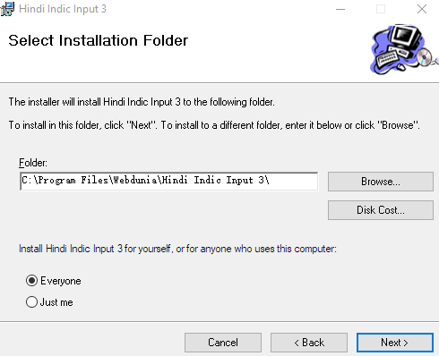 Microsoft Indic language input tool setup for Hindi