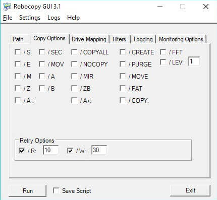 Microsoft Robocopy GUI 3.1.1 download