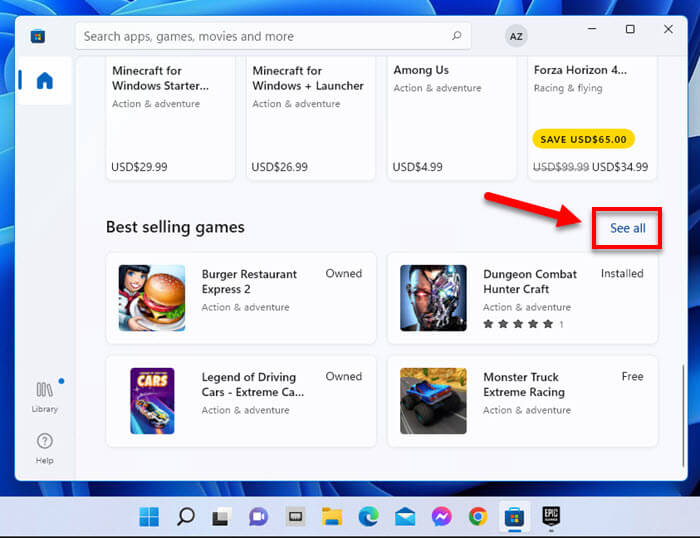 Microsoft Store See all free games