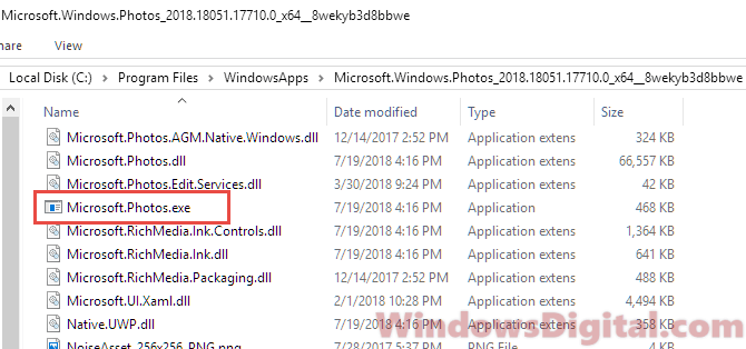 Microsoft.Photos.exe Virus download location