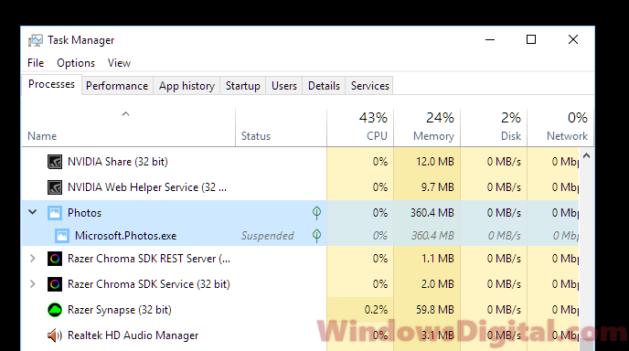 Microsoft.Photos.exe high memory usage