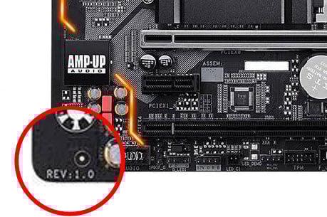 Motherboard revision number