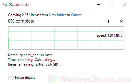 Move Origin games from HDD to SSD